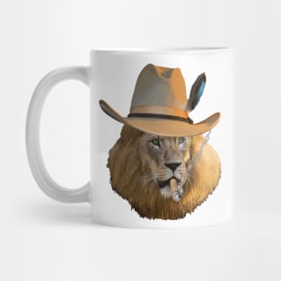 Löwe auf Safari Mug